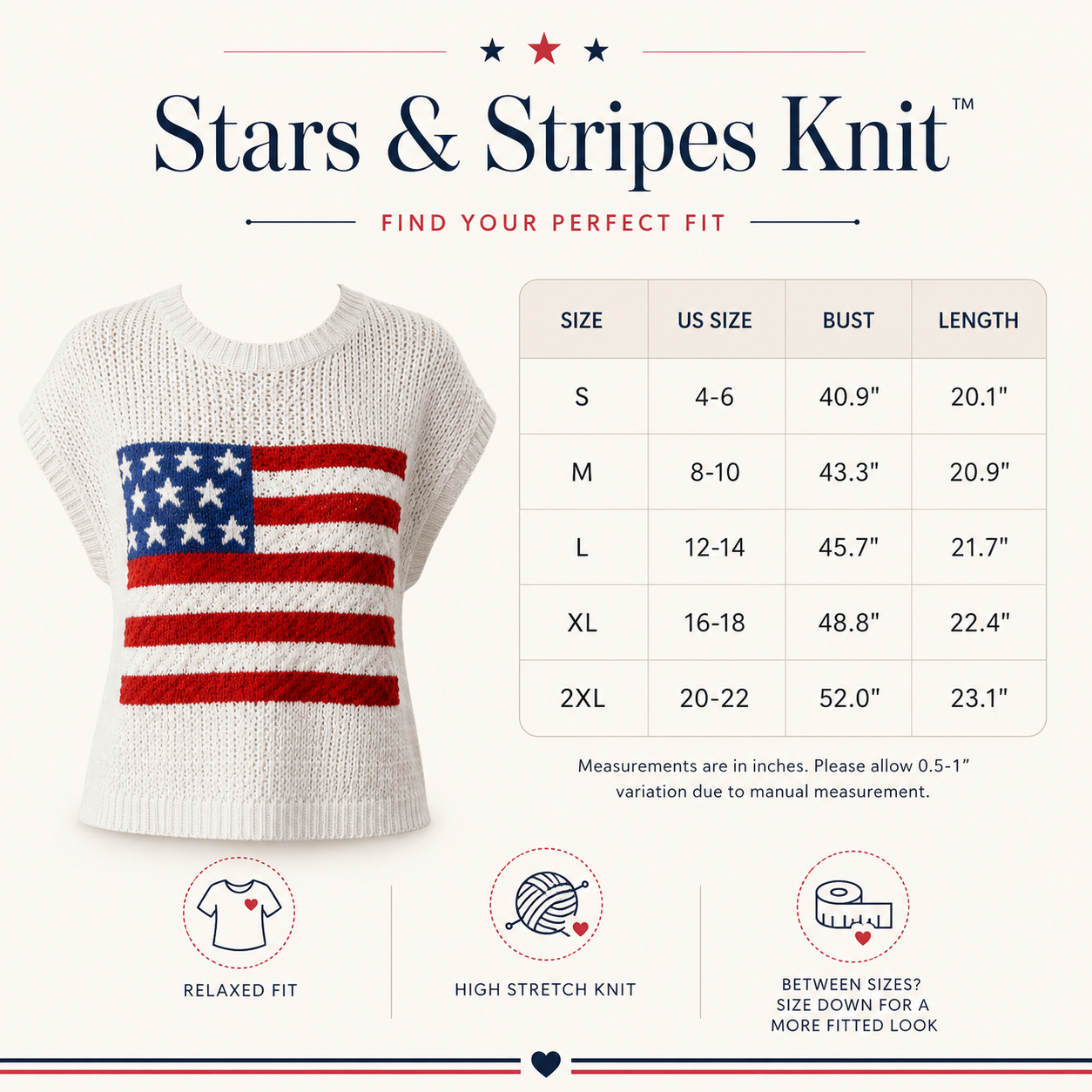 Stars & Stripes Knit™