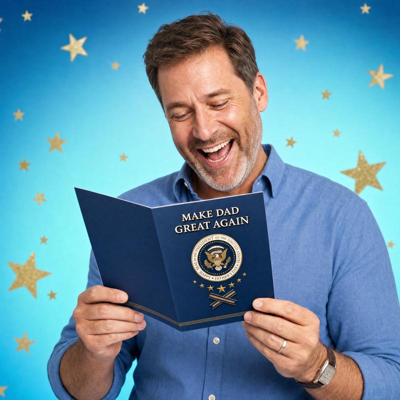 Make Dad Great Again™ Talking Father’s Day Card