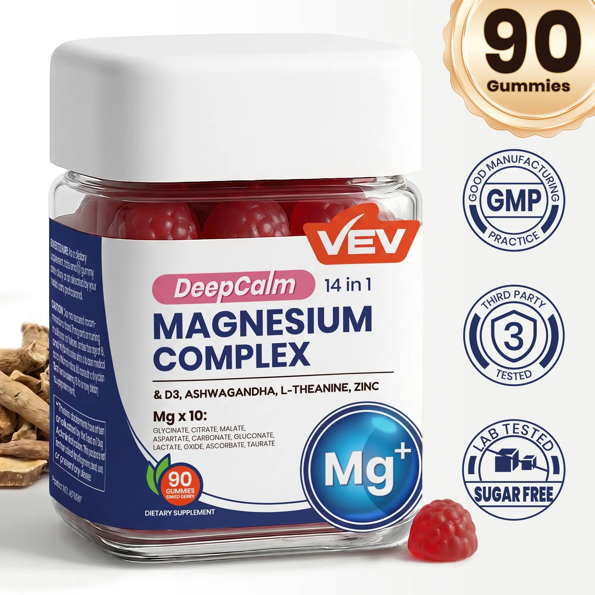 Lucrown™ DeepCalm Magnesium Gummies