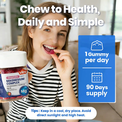 Lucrown™ DeepCalm Magnesium Gummies