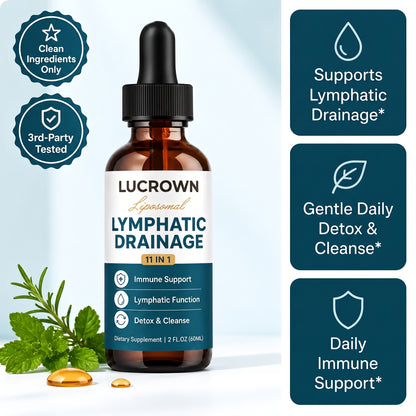 Lucrown™ Liposomal Lymphatic Drainage Drops