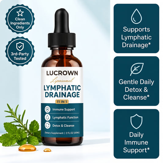 Lucrown™ Liposomal Lymphatic Drainage Drops