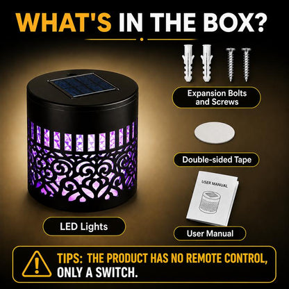 MandalaGlow Solar Light