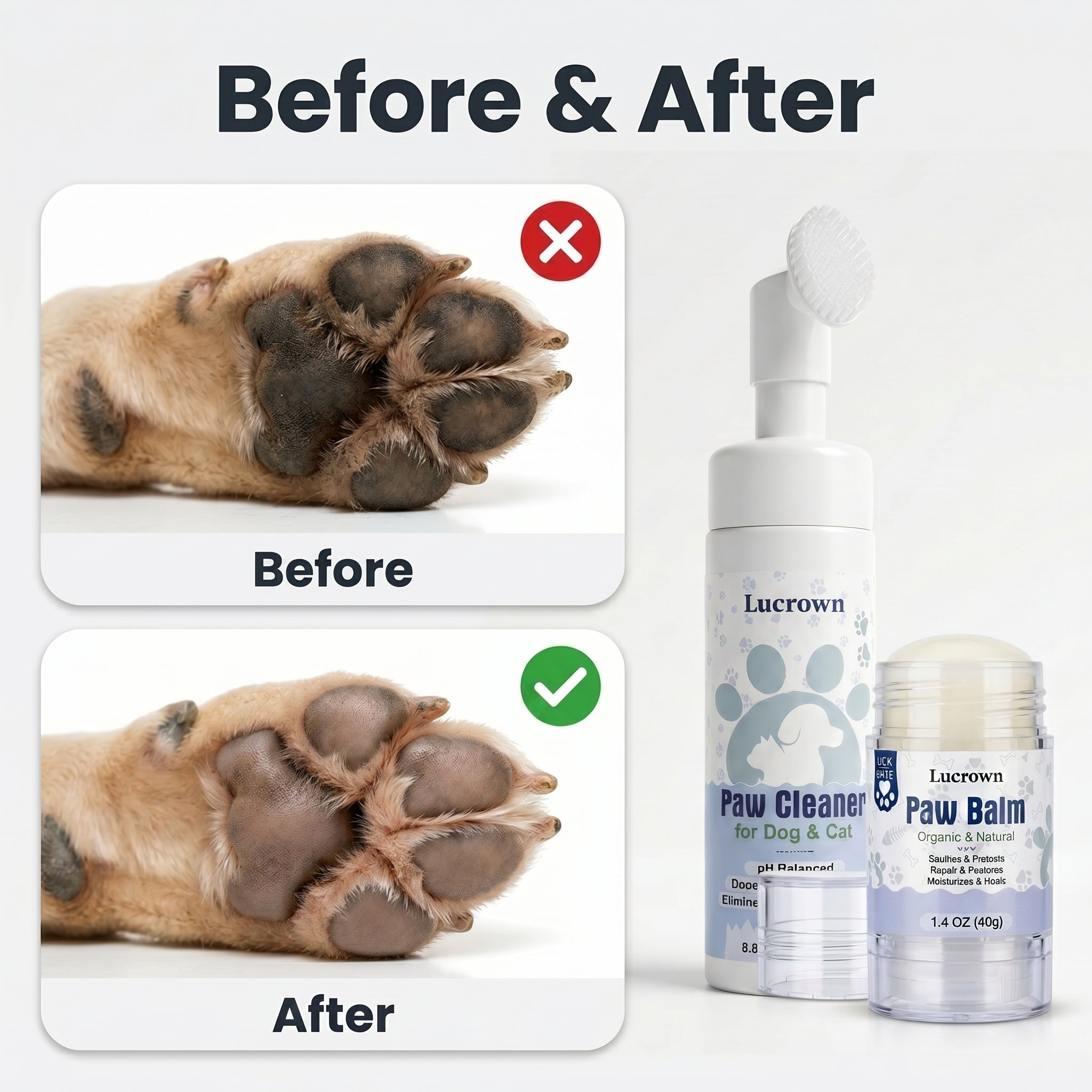 Lucrown™ Paw care kit