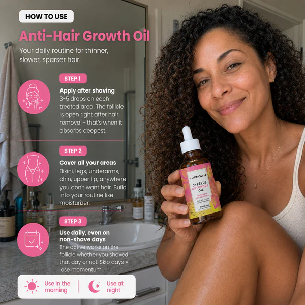 Lucrown Silky Skin Oil