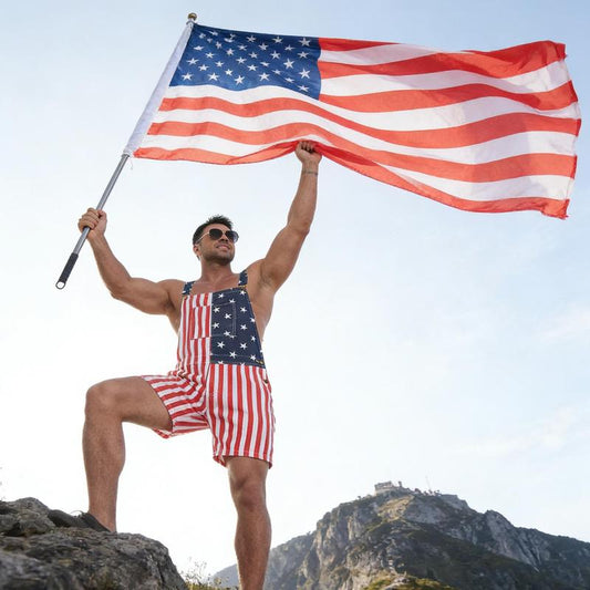 FreedomFit™ Patriotic Overalls