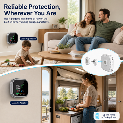 Lucrown™ SafeSense 6-in-1 Detector