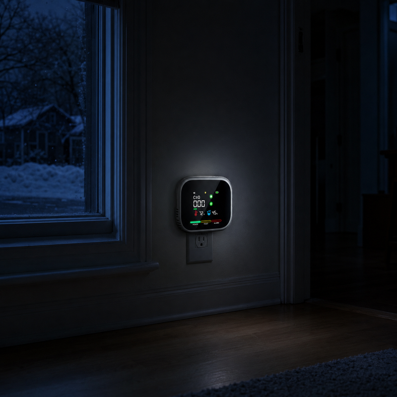 100 dB, and it stays awake through a blackout