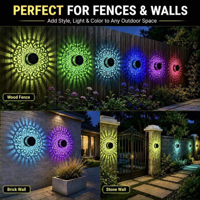 MandalaGlow Solar Light