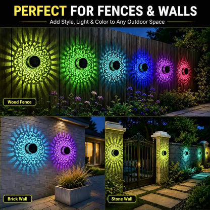 MandalaGlow Solar Light