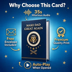 Make Dad Great Again™ Talking Father’s Day Card