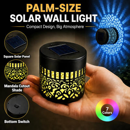 MandalaGlow Solar Light