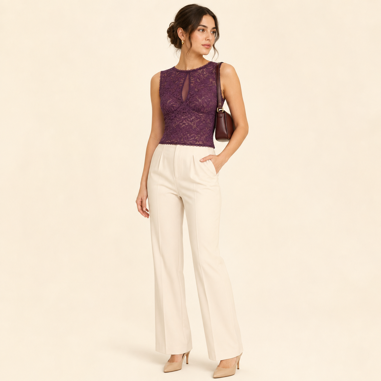 Camille Lace Top