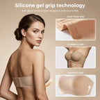 Lucrown™ StayPut Strapless Bra