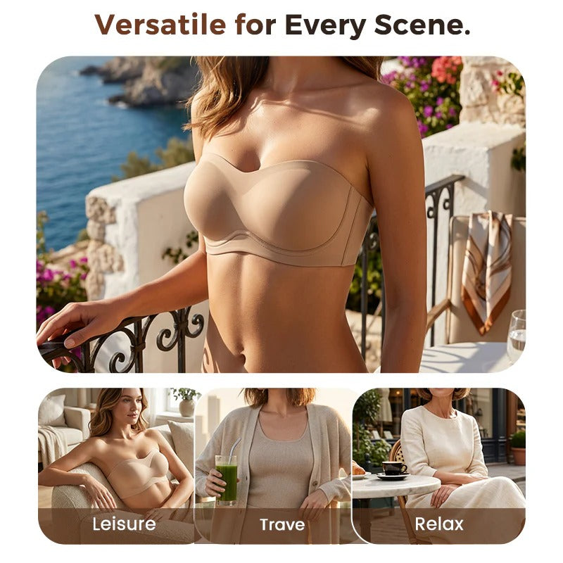 Lucrown™ StayPut Strapless Bra