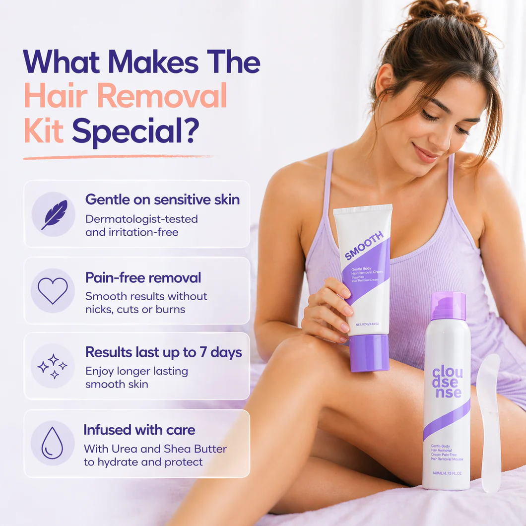 SmoothSkin: Hair Removal Kit
