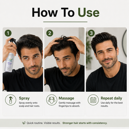Lucrown™ Rosemary & Rice Water Spray