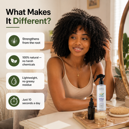 Lucrown™ Rosemary & Rice Water Spray