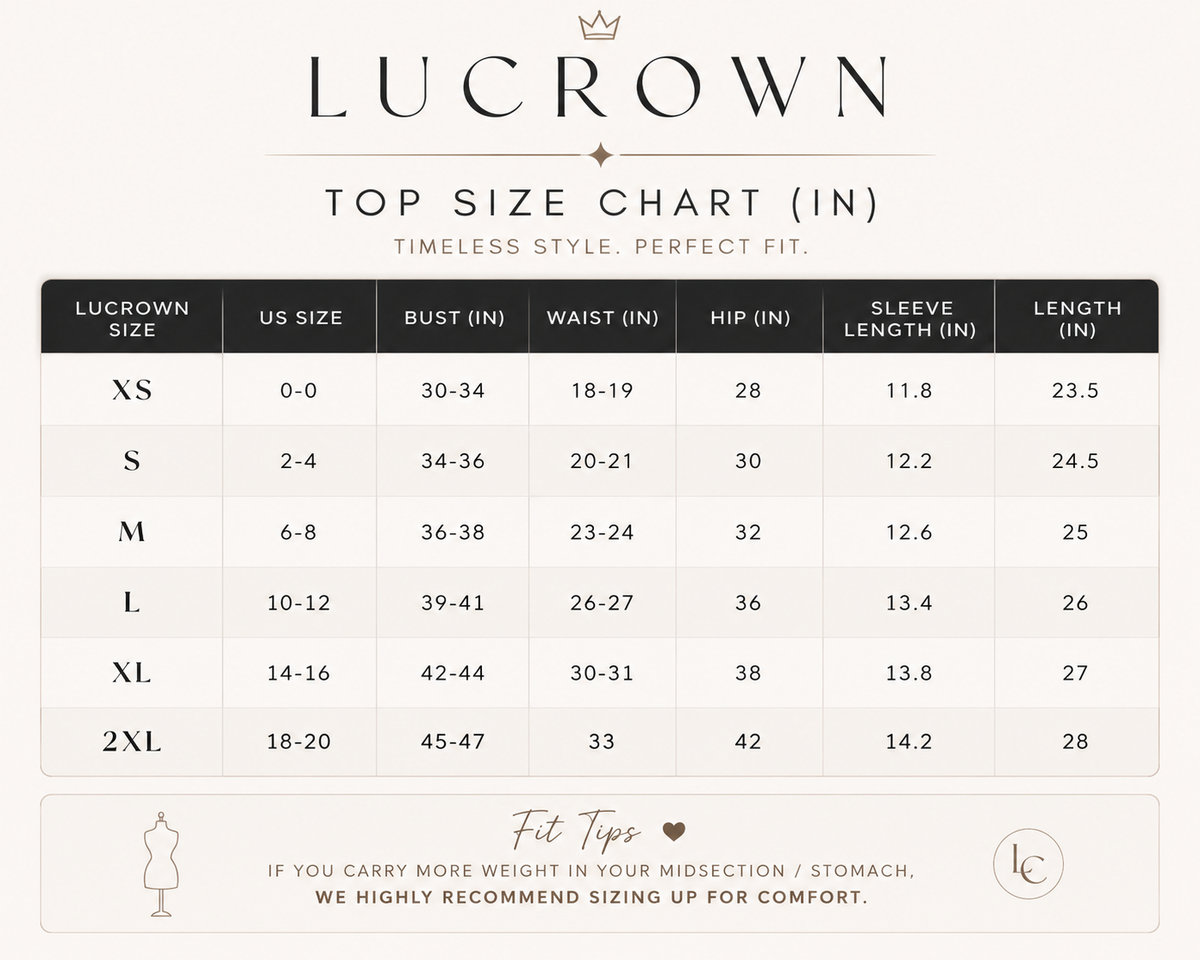 Sizing guide