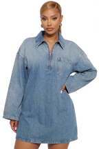 The Elara Oversized Denim