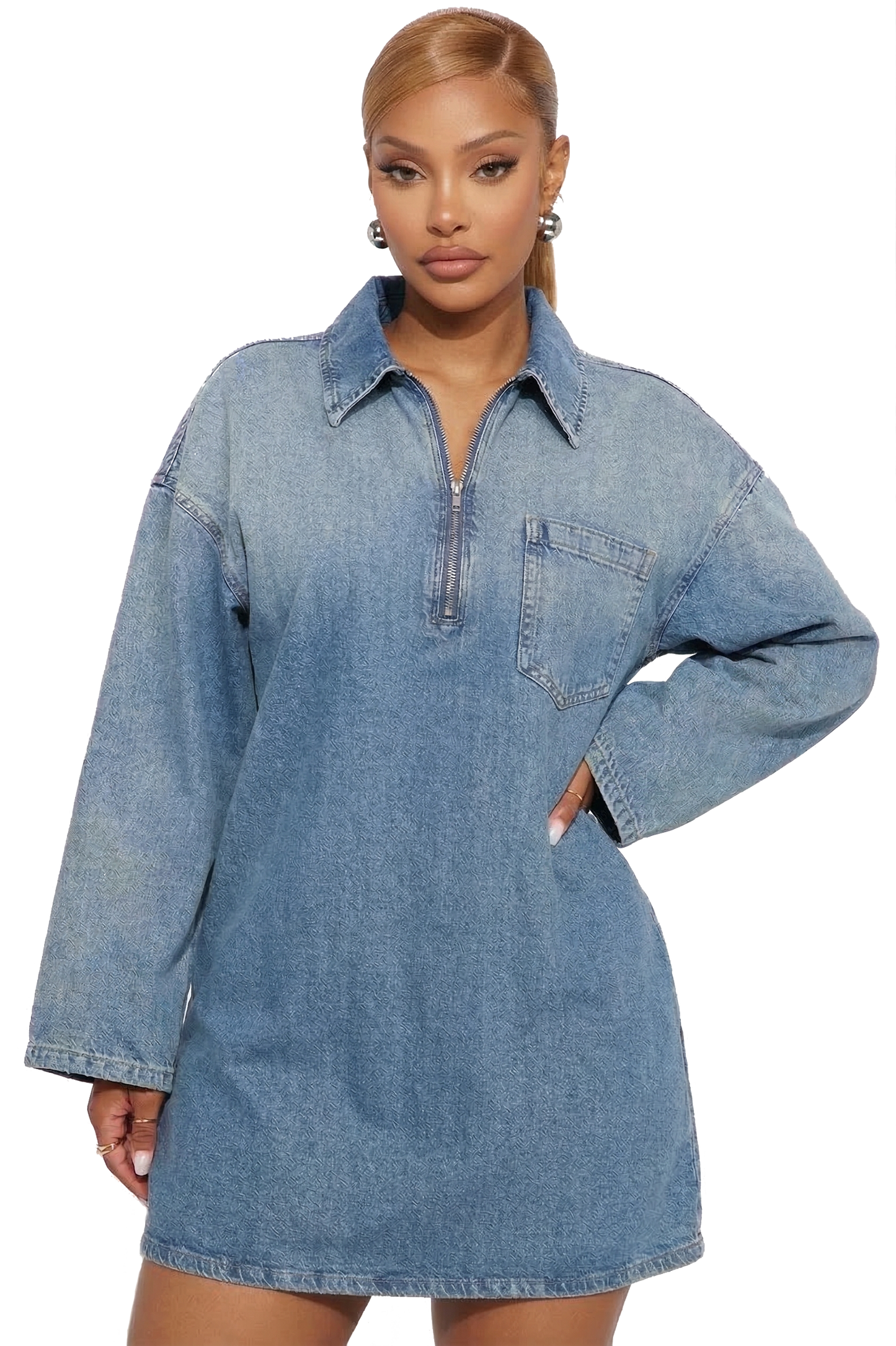 The Elara Oversized Denim