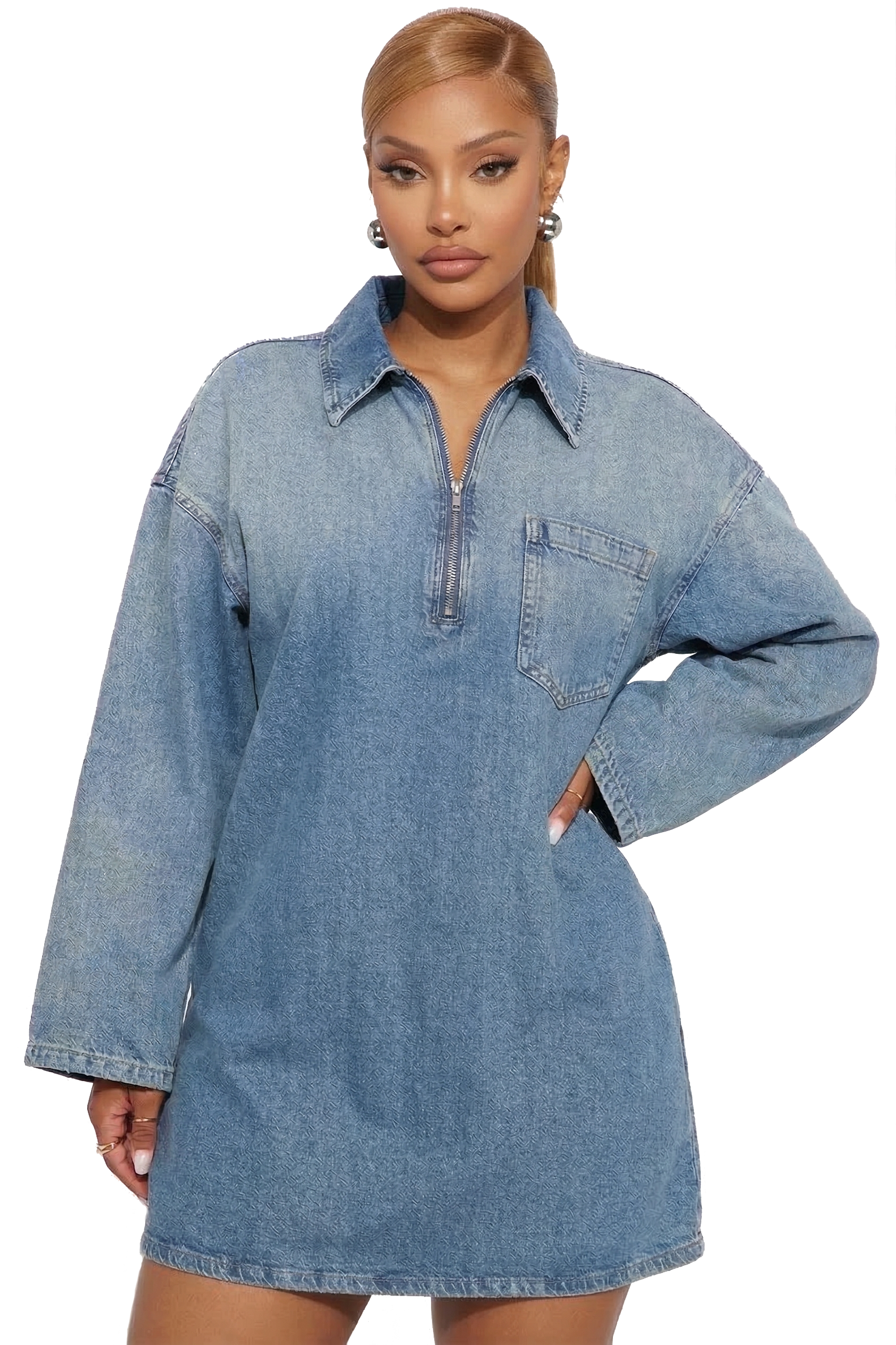 The Elara Oversized Denim