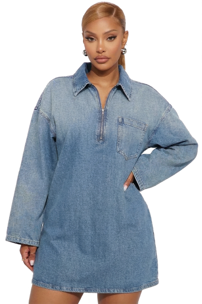 The Elara Oversized Denim