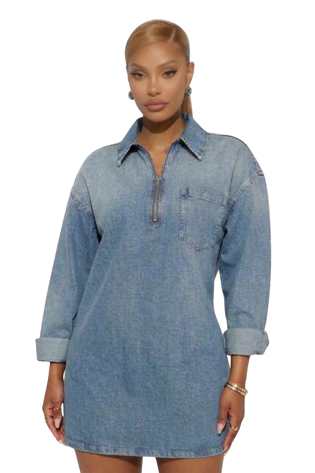 The Elara Oversized Denim