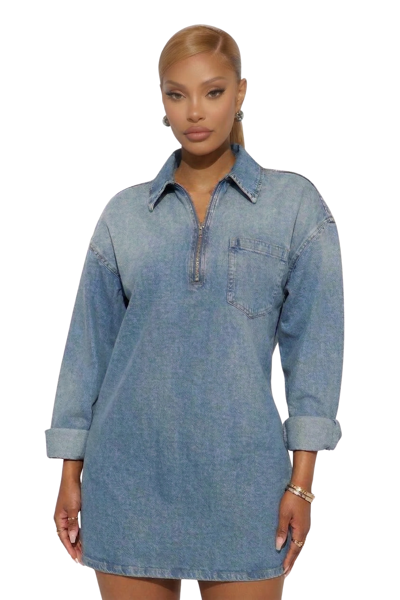 The Elara Oversized Denim