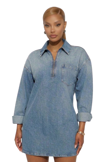 The Elara Oversized Denim
